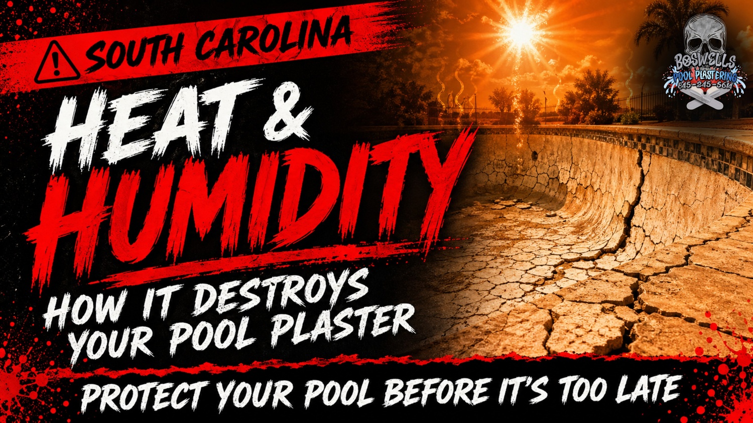How Does South Carolina Heat and Humidity Affect Your Pool Plaster?